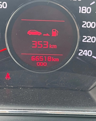 Kia Ceed cena 38500 przebieg: 66000, rok produkcji 2013 z Zalewo małe 121